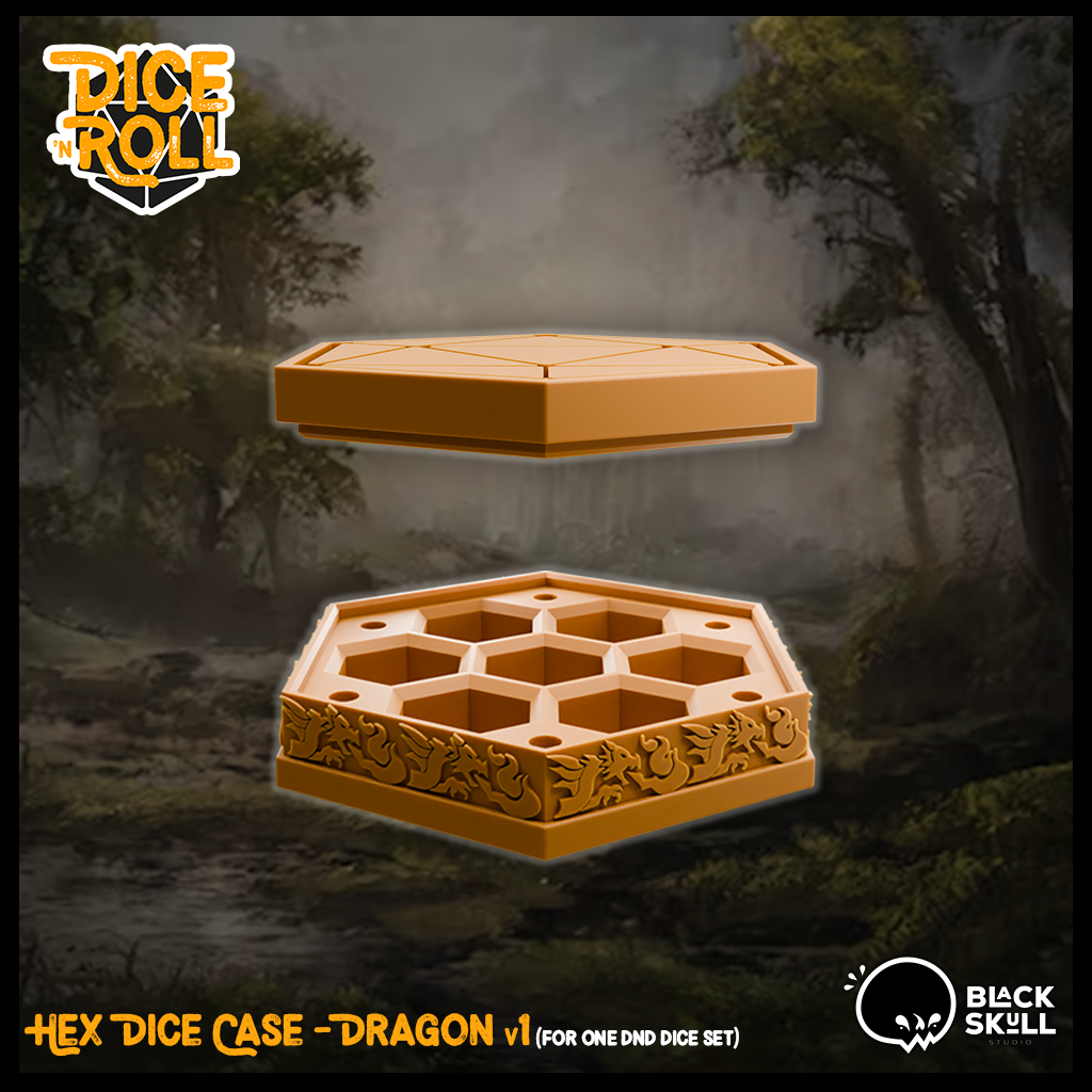 Hex Dice Case - Dragon v1